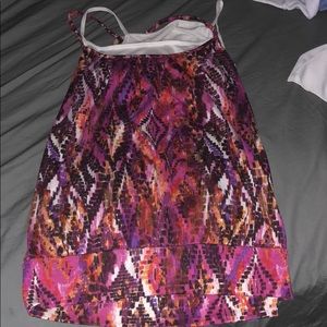 That’s the color tank top built-in bra